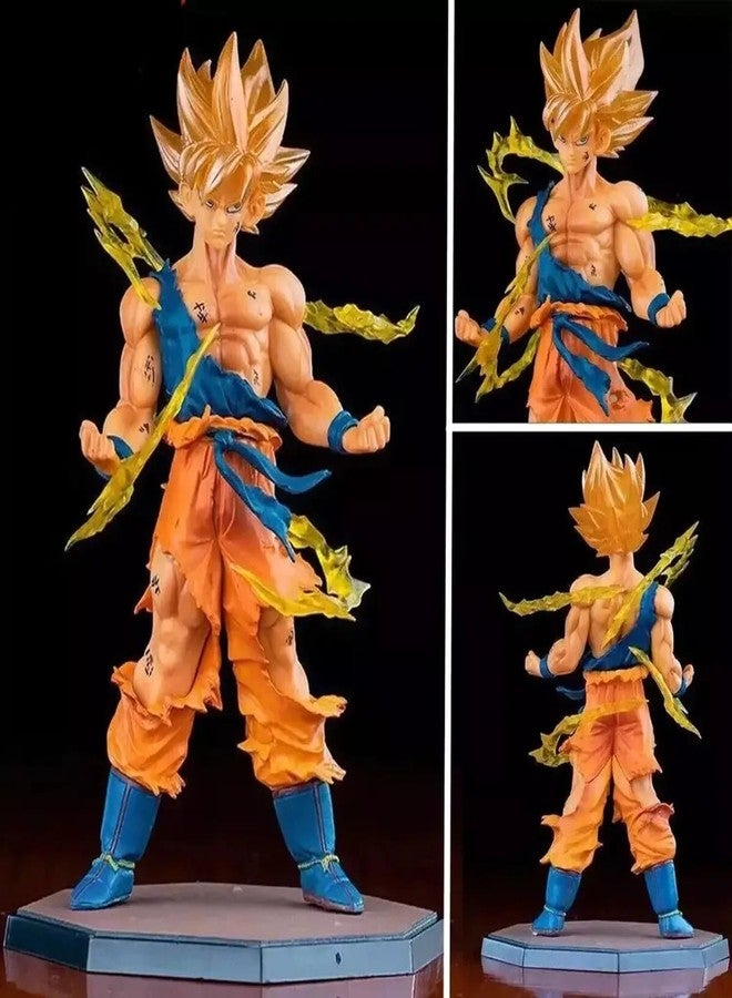 FowWelt Goku Action Figure 17cm Dragon Ball Z Anime Collectible PVC Toy with Stand, Multicolor Superhero Figurine for Car Dashboard Home Decor Office Desk Gift for Kids Adults Anime Fans (Goku VI) - Image 4