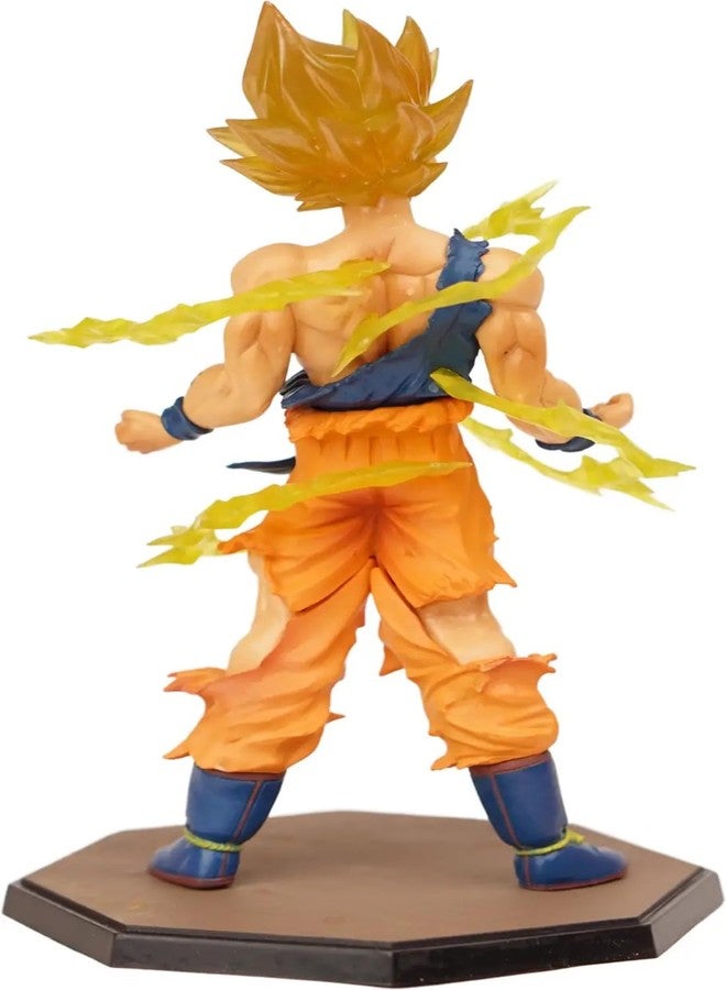 FowWelt Goku Action Figure 17cm Dragon Ball Z Anime Collectible PVC Toy with Stand, Multicolor Superhero Figurine for Car Dashboard Home Decor Office Desk Gift for Kids Adults Anime Fans (Goku VI) - Image 2