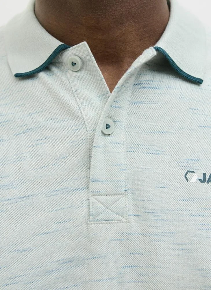 JACK & JONES Jcologan Inject Short Sleeve Polo Shirt