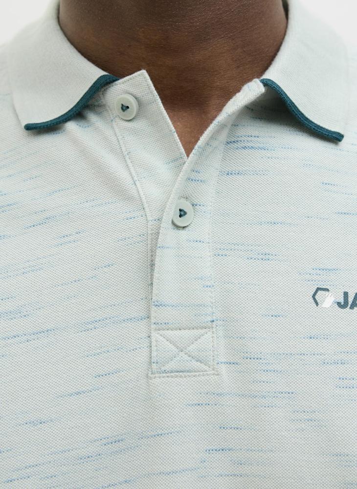 JACK & JONES Jcologan Inject Short Sleeve Polo Shirt  - Image 3