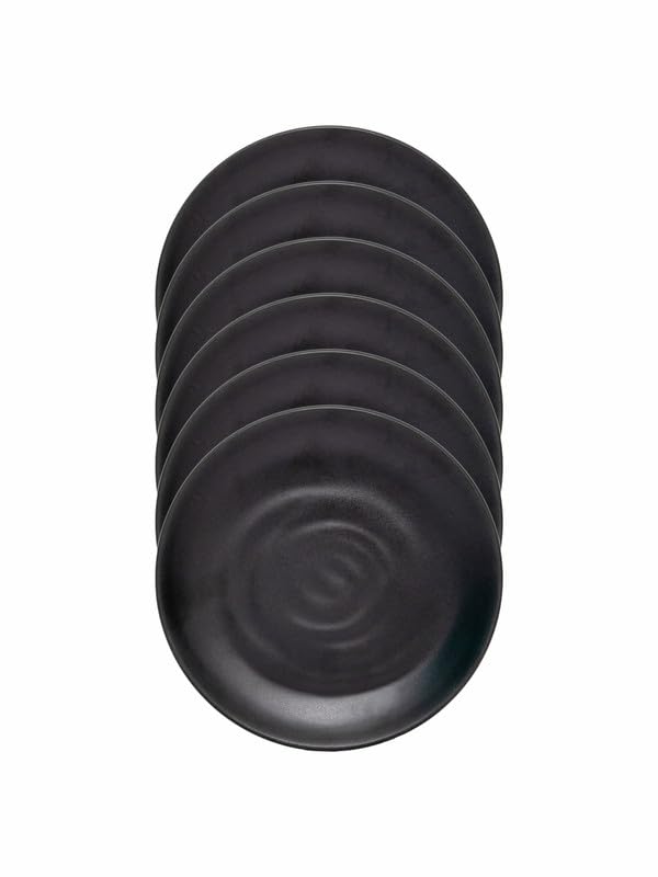 Servewell Small Plate Set 6 pc Persian Round 18 cm - Black - Image 2