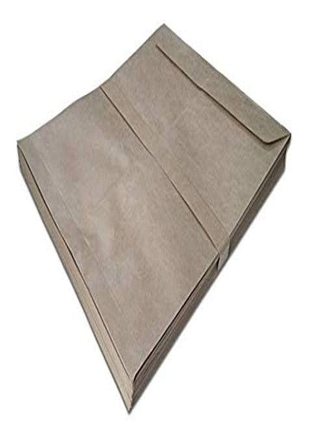 SEJASCOLLECTIONS | Pack of 50 | Brown Envelope Large | A4 Size Envelope | 10 X 12 Inch for office, courier, money/shagun gift for wedding. (Brown- A4, 50) - Image 1