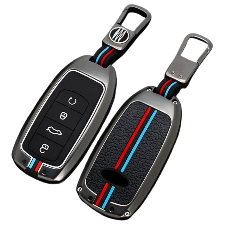 Funda de Llave de Coche para Chery Tiggo 8 Pro Tiggo 8plus New 5 Plus 7pro Chery Tiggo 7 Pro MAX Omoda 5 C5 Modod 4 Botones (Mate+Hebilla Cuadrada) - Image 1