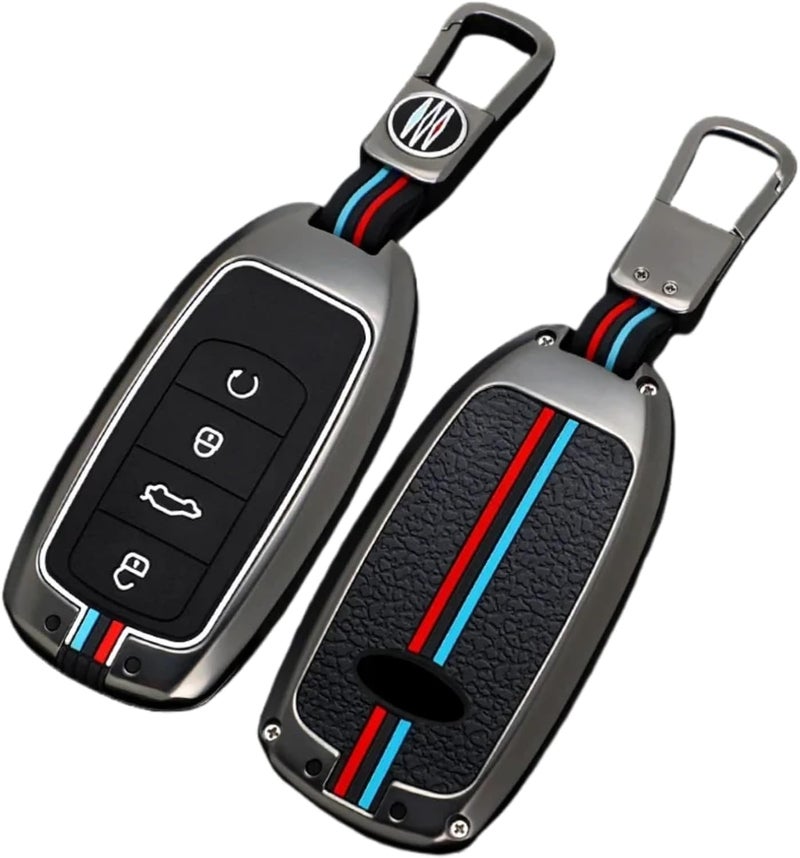 Funda de Llave de Coche para Chery Tiggo 8 Pro Tiggo 8plus New 5 Plus 7pro Chery Tiggo 7 Pro MAX Omoda 5 C5 Modod 4 Botones (Mate+Hebilla Cuadrada) - Image 2