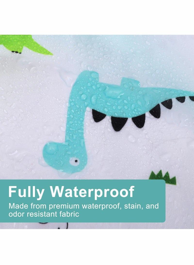 Y&D Long Sleeve Bibs for Baby, 5 Pcs Waterproof Baby Bibs, Toddler Sleeved Bib Smock Eating Feeding, 6-36 Months - Image 5