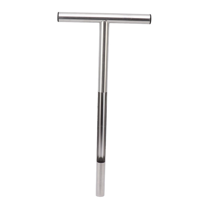 Soil Sampler Probe 304 Stainless Steel Protable T Handle Soil Sampling Tool for Farm Garden Lawn 21in - Image 5