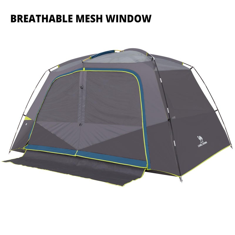 CAMEL CROWN Camping Tents for 6 Person Tent,Weatherproof Tent with Rainfly & Carry Bag,Family Camping Tent for Outdoor - Image 2