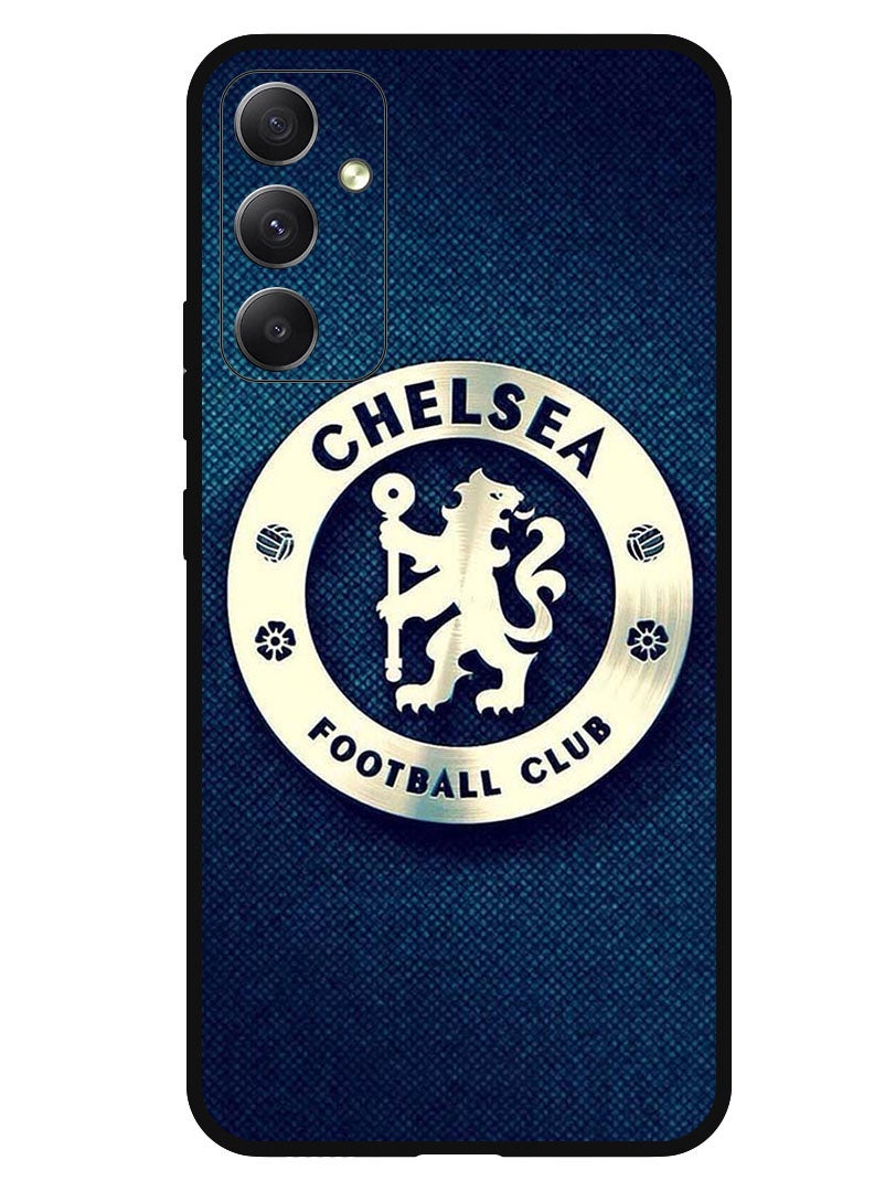 Theodor Protective Case Anti Scratch Shock Proof Bumper Cover For Samsung Galaxy M54 Chelsea Blue - Image 1