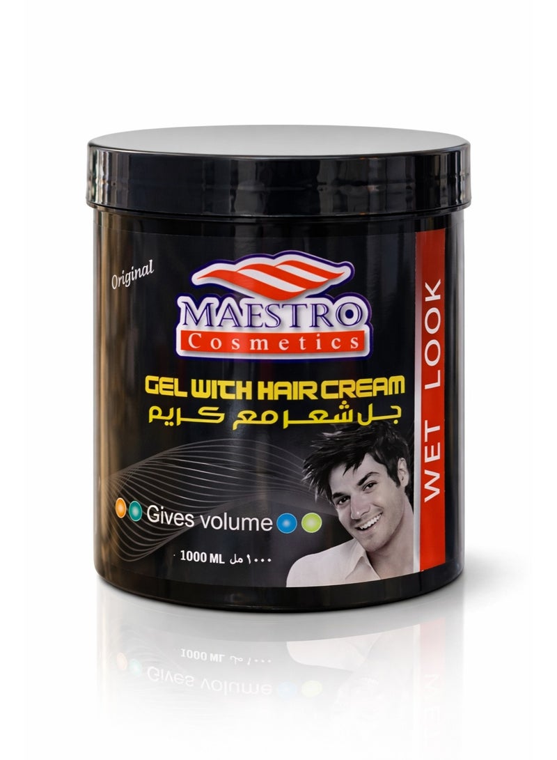 Maestro Gel With Hair Cream Maestro 1000ml - Image 1