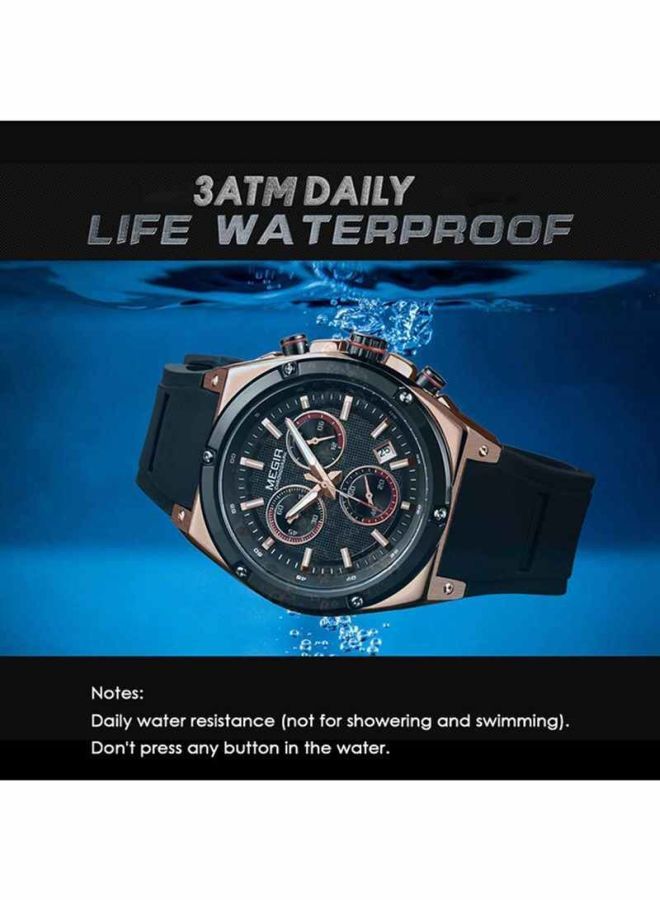 NIBEMINENT Men's Water Resistant Chronograph Watch 2073 - Image 4