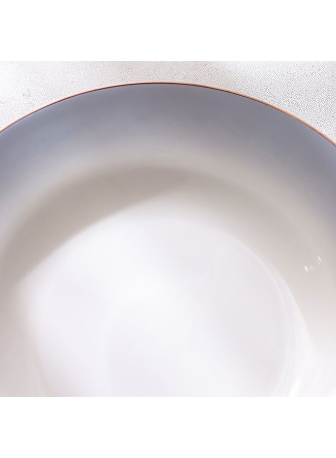 DANUBE HOME Tyler Fine Bone China Soup Plate – Elegant Durable Dinnerware, Perfect for Soup Serving, Lightweight & Chip-Resistant, Stylish White Finish, Dishwasher Safe -21 Cm - Image 2