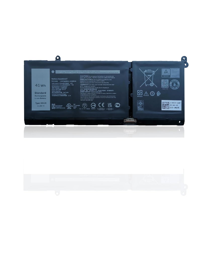 Replacement  G91J0 Battery for Dell Inspiron 13 14 15 16 Latitude 3320 3330 3520 15 3511 / 3510 3 - Image 1