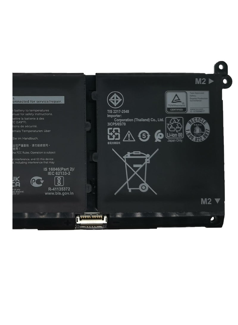 Replacement  G91J0 Battery for Dell Inspiron 13 14 15 16 Latitude 3320 3330 3520 15 3511 / 3510 3 - Image 3