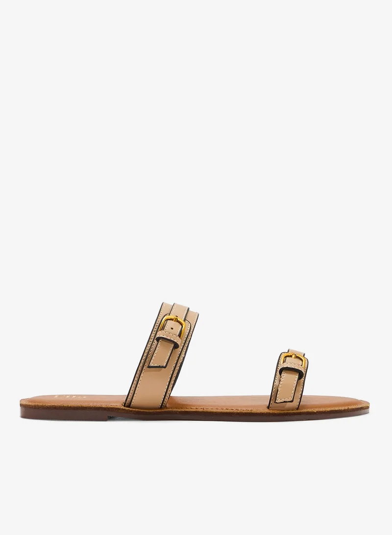 ايلا صندل مسطح بحزامين