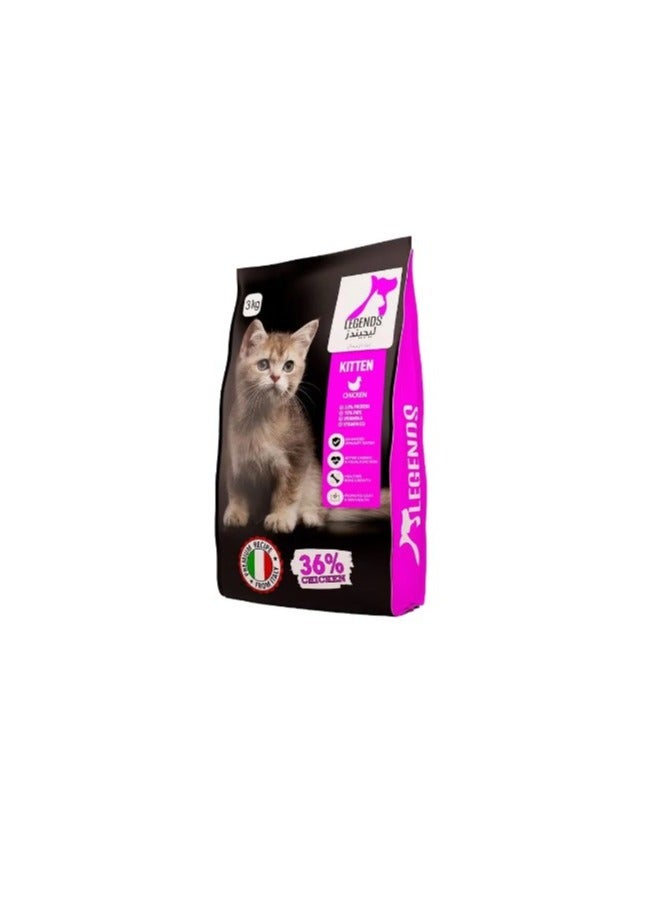 Legends Dry Food with Chicken for Kittens 3kg