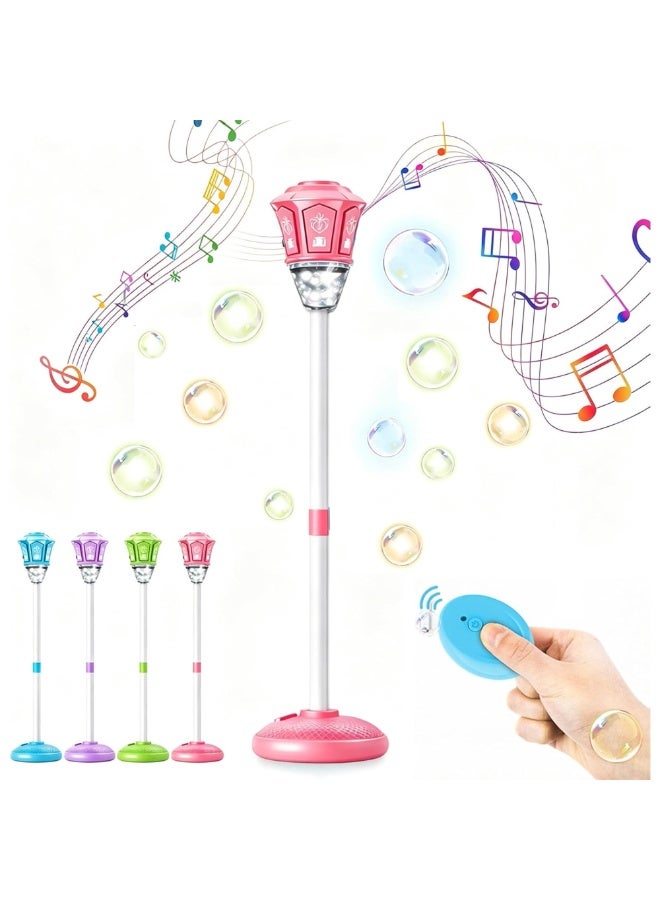 Automatic Bubble Blower Machine with Music And Lights, Perfect Outdoor Toy for Girls, Great for Birthday Parties, Weddings And Backyard Fun - Image 1