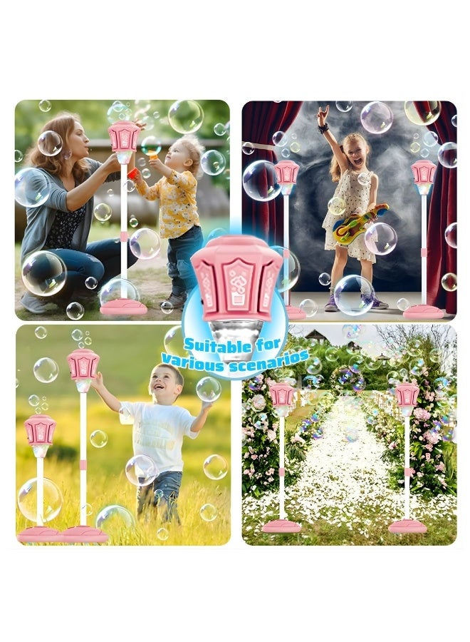 Automatic Bubble Blower Machine with Music And Lights, Perfect Outdoor Toy for Girls, Great for Birthday Parties, Weddings And Backyard Fun - Image 4