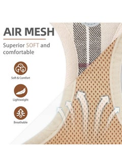 PUPTECK PUPTECK Adjustable Dog Harness Collar and Leash Set Step in No Pull Pet Harness for Small Medium Dogs Puppy and Cats Outdoor Walking Running, Soft Mesh Padded Reflective Vest Harnesses, Beige XS  - Image 3