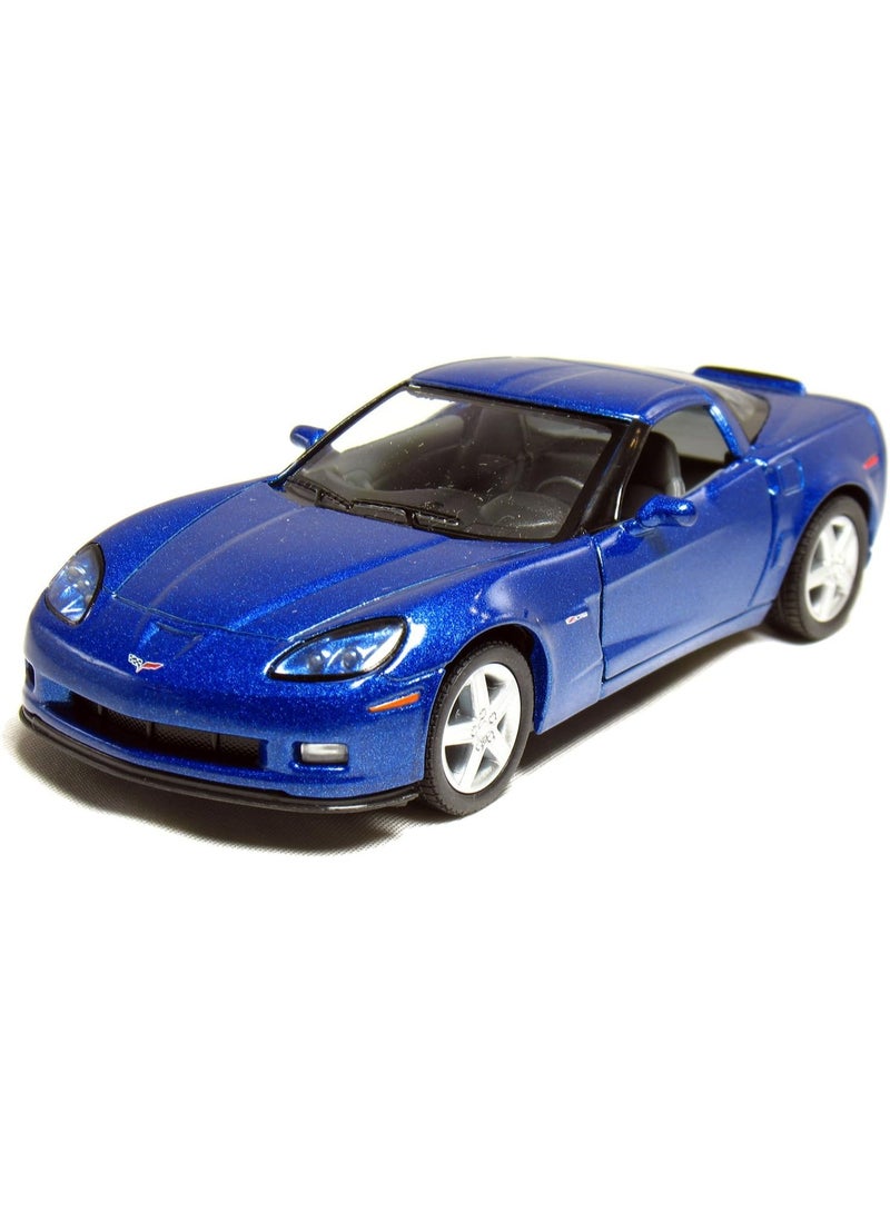 Kinsmart كينسمارت 2007 كورفيت Z06 5 بوصة 1:36 مقياس 5 بوصة نموذج معدني مصبوب سيارة لعبة عضلية أمريكية. حركة سحب للخلف (-مجموعة من 4) - Image 4