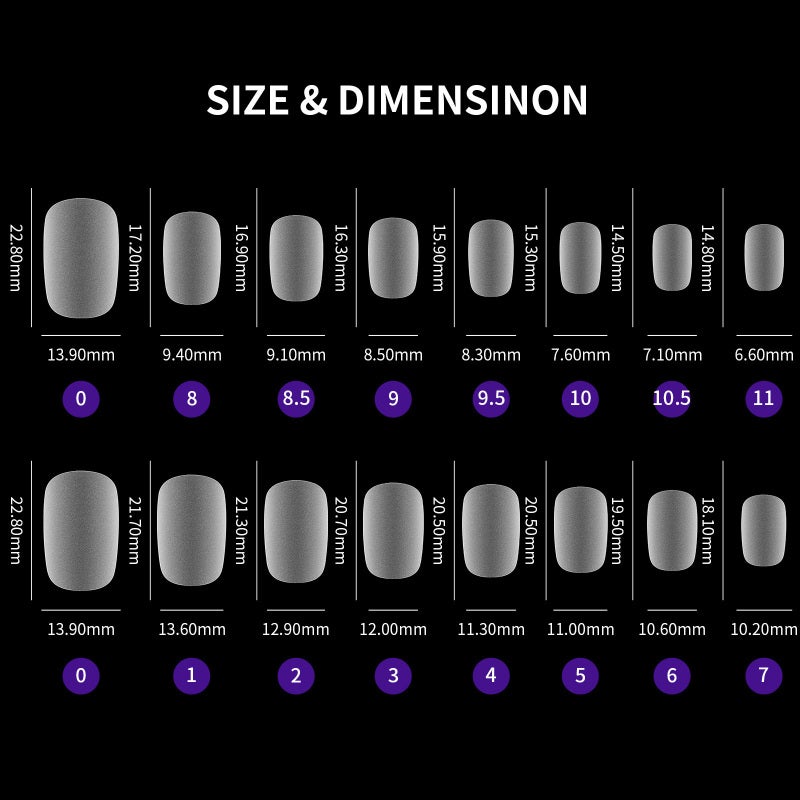 Full Cover Soft Gel Nail Tips - 420 Pcs 15 Numbered Sizes Traceless Contour Ultra-Thin Back Edge Thick Shatter-Resistant Frosted Strong Adhesion Press On Fake Nails for DIY Nail Art Extensions at Home - Image 2
