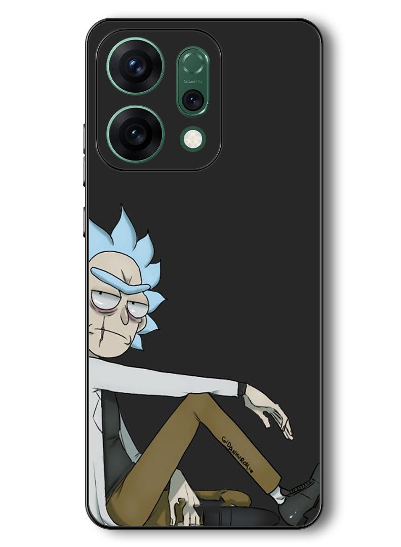 Theodor Case Compatible with Oppo Reno 14 6.59 Inch Protection Shockproof Bumper Cover Rick - Image 1