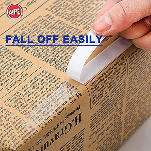 AIPL Double Sided Tape 0.6" Inch X 30 Meter Double Coated Multipurpose Tissue Tape Craft DIY Tape White Color for LED Strip Light Office Home Car Décor - Image 3