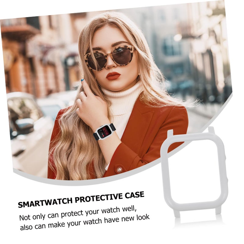Black TPU Protective Case Frame Cover For Smartwatch 4 4X3 7CM Size - Image 3
