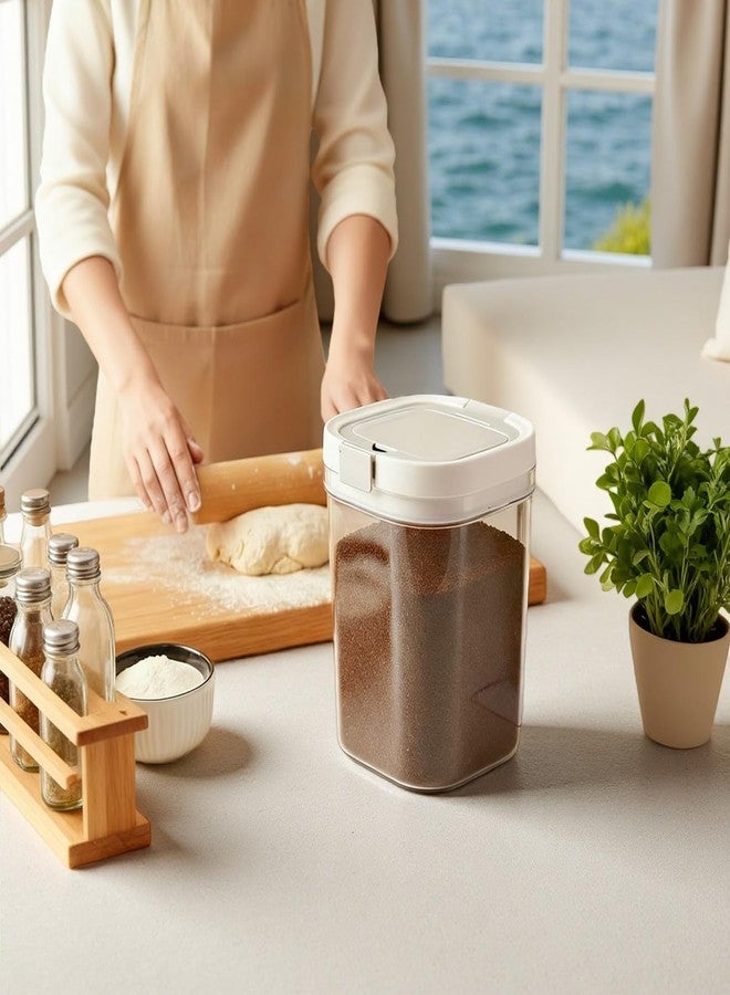 Micyples Formula Container to go-1300ml Travel Dispenser BPA Free Airtight Container with Spoon & Layered Storage,Sealed Lid,Stackable,Easy-Clean,Ideal for Coffee,Flour,Sugar,Cereal,Milk Powder(44oz) - Image 2