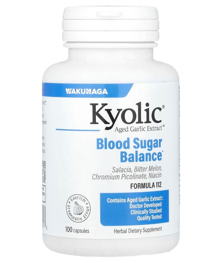Aged Garlic Extract™ Blood Sugar Balance Formula 112 100 Capsules