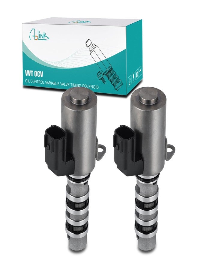 AULINK 918-195 917-294 VVT Variable Value Timing Solenoid (3.5L V6) OCV Oil Control Variable Valve 2PCS For INFINITI JX35 2013,QX60 2014-2016,Nissan Altima 2007-2014,Maxima 2009-2014,Murano 2009-2015 - Image 1