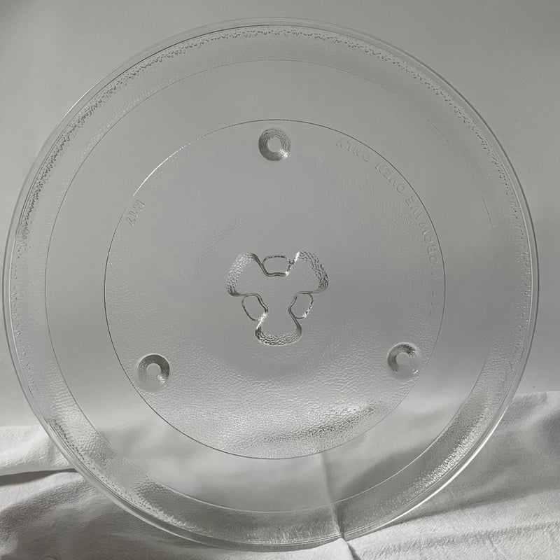 10 12 Inches Replacement Microwave Glass Plate Compatible with Hamilton Beach 252100500497 HBP90D23 Microwave Glass Turntable Compatible with GE Sunbeam Emerson P23 Replace Part 252100500497