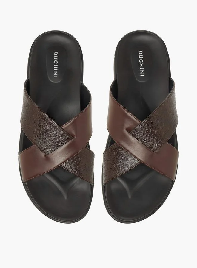 DUCHINI Men Slip-On Comfort Sandals