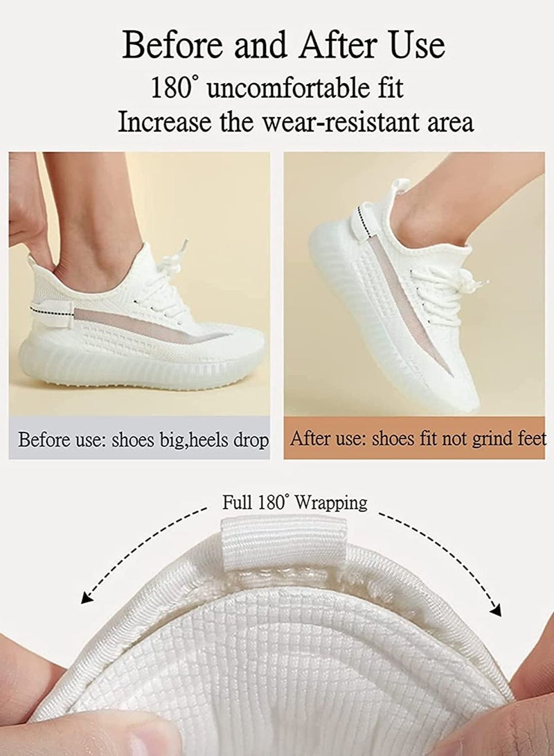 SYOSI Heel Grips for Loose Shoes, Cushion Liner for Blisters, Self-Adhesive Protector Pads, Improve The fit and Comfort, Extra StickyHeel Shoe Inserts 3 Pairs (Thicker) - Image 4