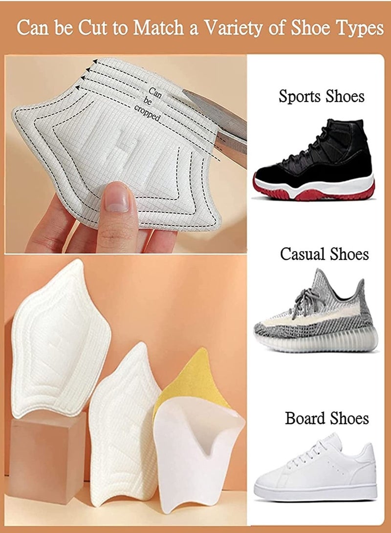 SYOSI Heel Grips for Loose Shoes, Cushion Liner for Blisters, Self-Adhesive Protector Pads, Improve The fit and Comfort, Extra StickyHeel Shoe Inserts 3 Pairs (Thicker) - Image 2