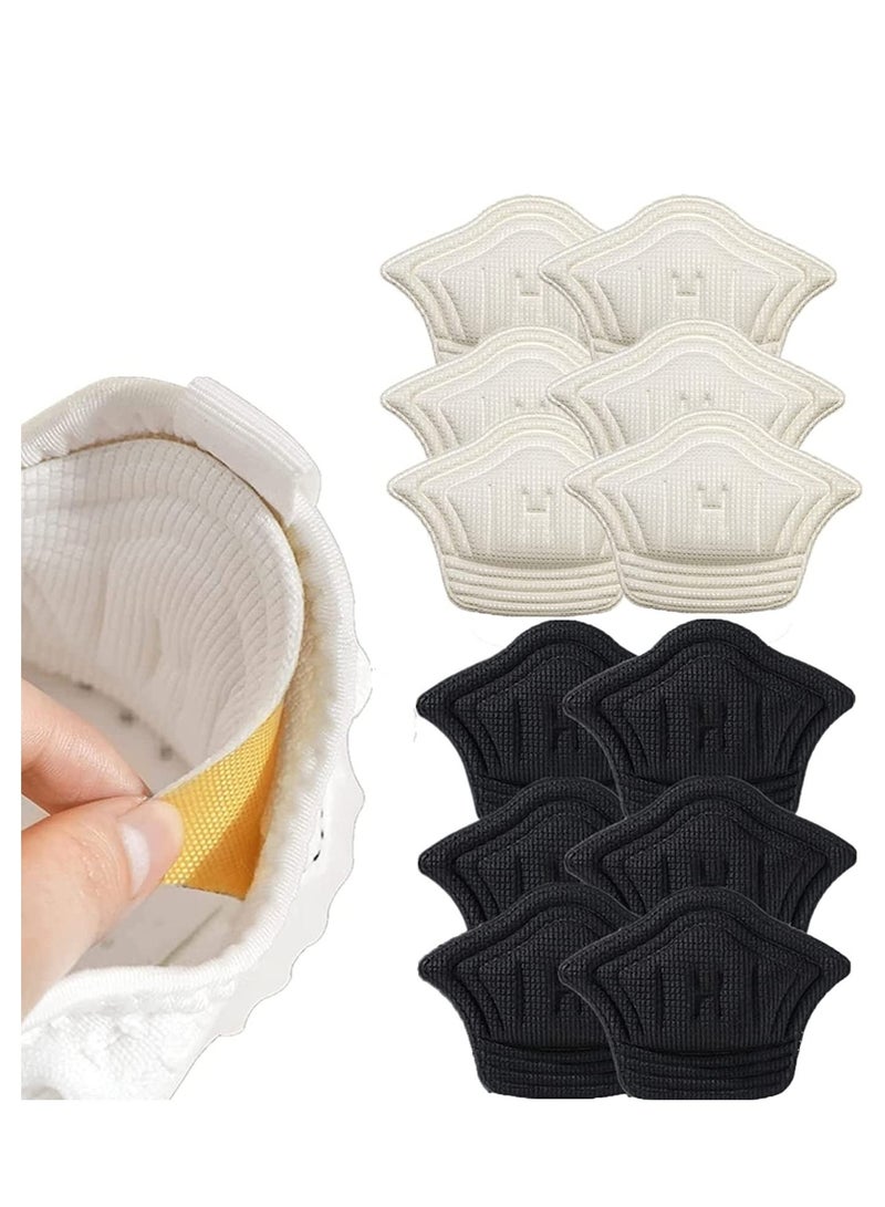 SYOSI Heel Grips for Loose Shoes, Cushion Liner for Blisters, Self-Adhesive Protector Pads, Improve The fit and Comfort, Extra StickyHeel Shoe Inserts 3 Pairs (Thicker) - Image 1