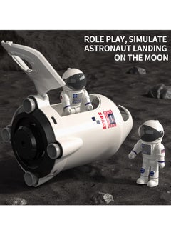KASTWAVE 5-in-1 Space Shuttle Rocket Toy Set for Kids Ages 3-9: STEM Educational Aerospace Playset with Astronaut Figures, Projection Lamp - Science Adventure Gift for Boys & Girls 3+  - Image 5