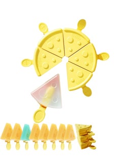 Popsicle Mould Set, 6 Cheese Popsicle Maker, Reusable Ice Cream Moulds, Tolder Babies and Homemade Popsicle