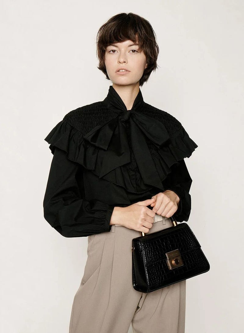 Charles & Keith Clock Effect Structured Sculpture Bag - Image 2