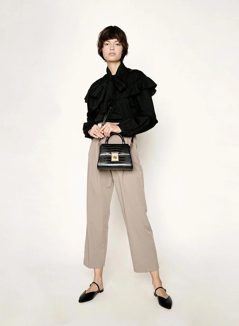 Charles & Keith Clock Effect Structured Sculpture Bag - Image 5