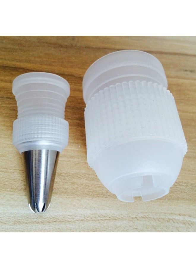 CJESLNA 10Pcs Coupler Adaptor Icing Piping Nozzle Bag Cake Flower Pastry Decoration Tool Small Size - Image 5
