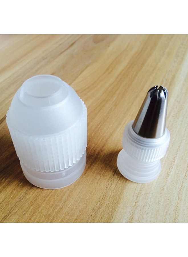 CJESLNA 10Pcs Coupler Adaptor Icing Piping Nozzle Bag Cake Flower Pastry Decoration Tool Small Size - Image 4