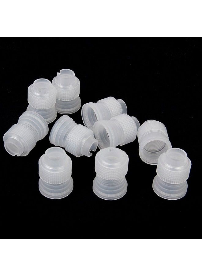 CJESLNA 10Pcs Coupler Adaptor Icing Piping Nozzle Bag Cake Flower Pastry Decoration Tool Small Size - Image 3