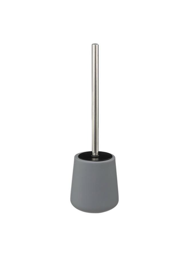 Five Simply Smart High Quality Sandstone Toilet Brush With Holder Grey And Silver 174878H - Image 1