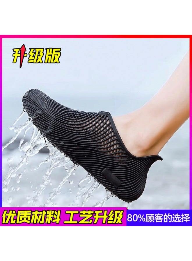 Men's Summer Outdoor Slip-resistant Odor-resistant 3d Printed Soft Sole Sports Outdoor Water Wading Stream  Beach Clogs
