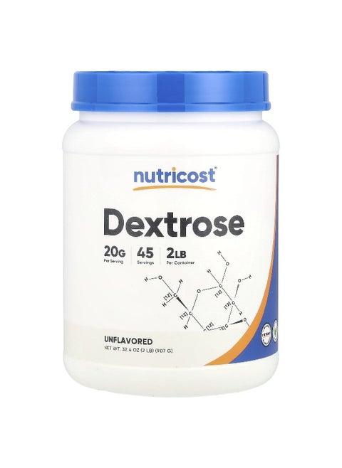 Nutricost, Dextrose, Unflavored, 2 lb (907 g)