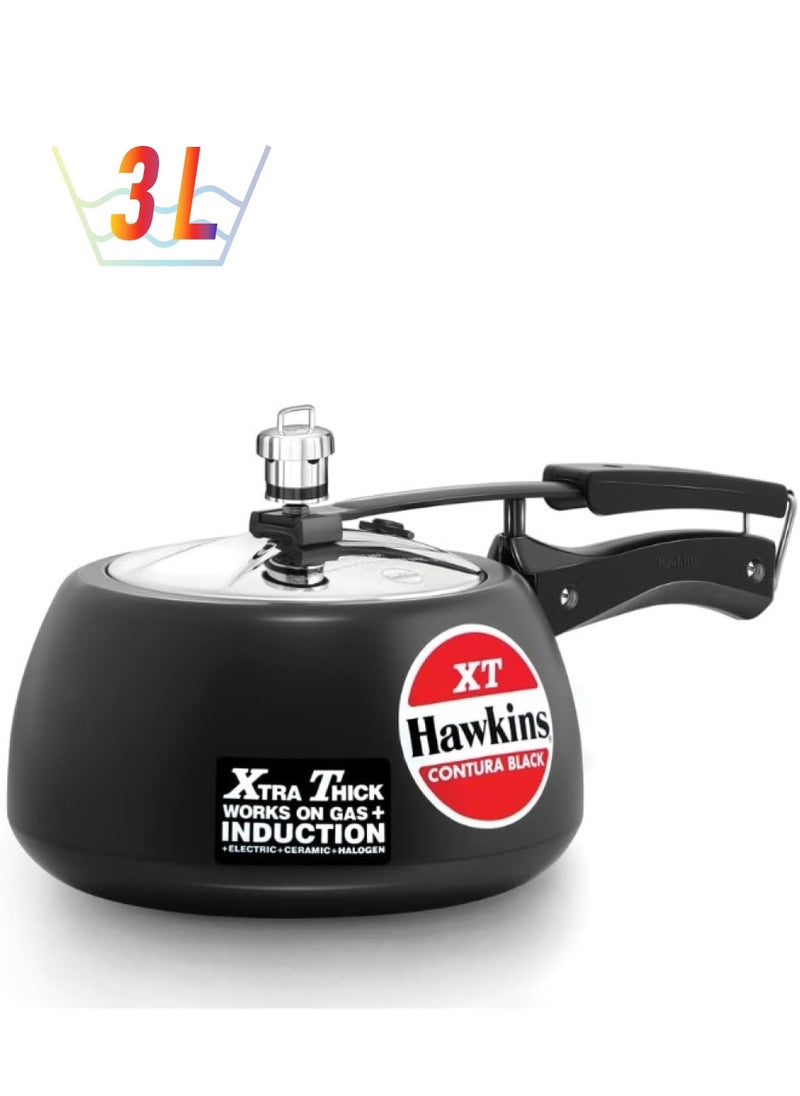 Hawkins طباخ ضغط هاوكينز كونتورا بلاك إكس تي 3 لتر  - Image 1