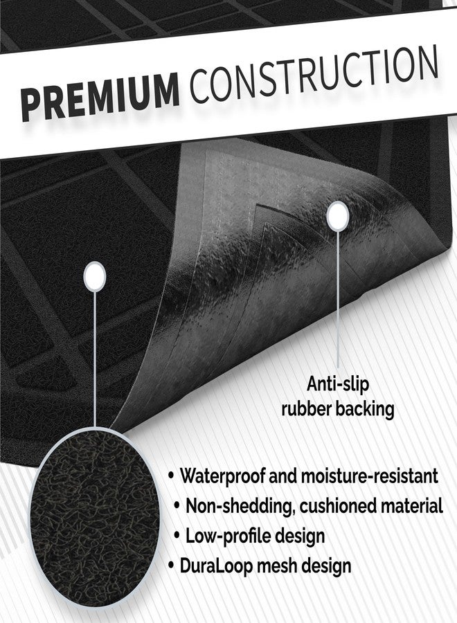 SlipToGrip Door Mat - Durable Door Outdoor Mats for High Traffic - Large 59x35 Inch Black Mat with Water-Resistant Surface - No-Slip and Easy-to-Clean for Indoor and Outdoor Entryways - Image 4
