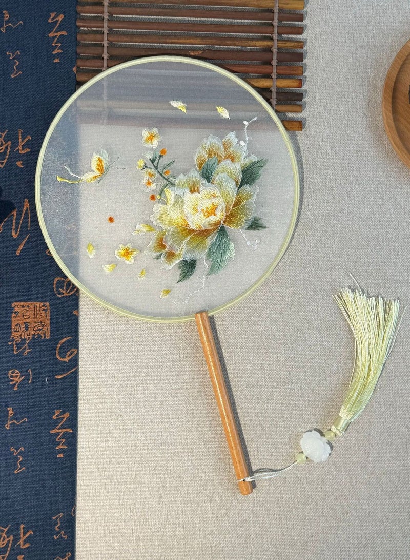 Chinese Intangible Cultural Heritage Embroidery Fan