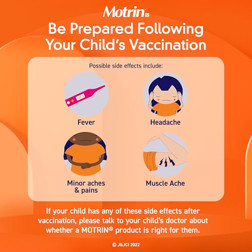 Motrin Children's Motrin Oral Suspension, Pain Relief, Ibuprofen, Grape Flavored, 4 Oz - Image 2