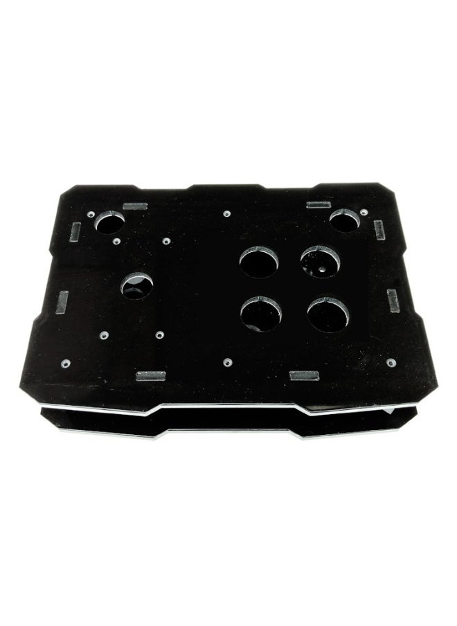 Rocker Housing DIY Rocker Frame Acrylic Outer Frame Arcade Outer Box King Rocker Street Shell-Product Color:White Acrylic Frame, Two-character Key Position  - Image 4